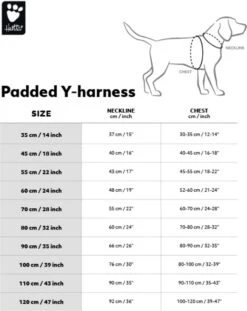 Hurtta Padded Tuig Y-Model Zwart - Hondenharnas - 55 Cm 10 Hurtta Padded Tuig Y-Model Zwart - Hondenharnas - 55 Cm -Huisdierbenodigdheden 952x1200 4