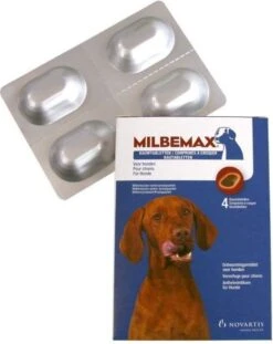 Elanco Milbemax Kauwtablet Hond - Anti Wormenmiddel - 28 G 4 Stuks Vanaf 5 Kg -Huisdierbenodigdheden 953x1200 1