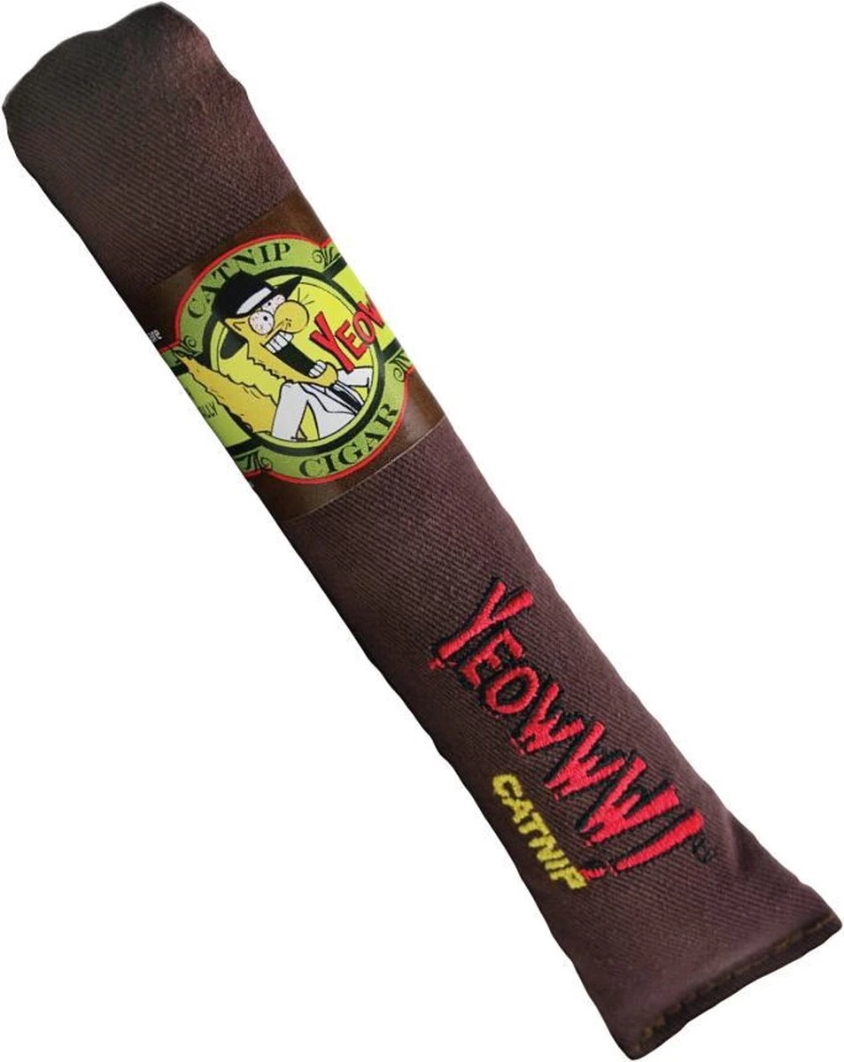 Yeowww Cigar Original Singles – Kattenspeeltjes Met De Meest Krachtige Catnip Ter Wereld! – Speelgoed Voor Katten Met Kattenkruid – Onweerstaanbaar – 17.7 Cm – Bruin 1 Yeowww Cigar Original Singles – Kattenspeeltjes Met De Meest Krachtige Catnip Ter Wereld! – Speelgoed Voor Katten Met Kattenkruid – Onweerstaanbaar – 17.7 Cm – Bruin