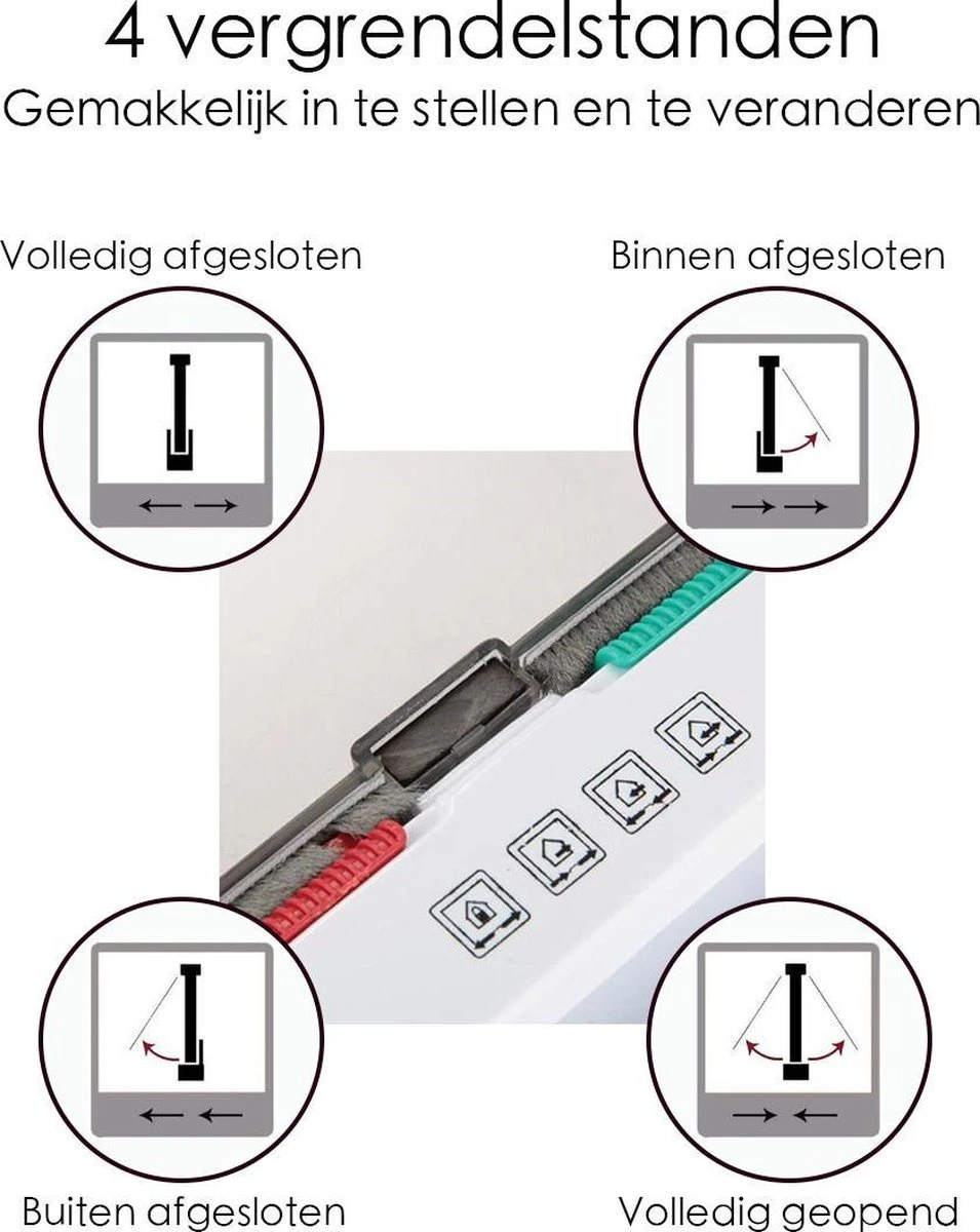 Merkloos Kattenluik - Inclusief Tunnel - 4 Vergendelingsstanden - Wit - Waterdicht - 23 X 25 X 5.5 Cm 7 Merkloos Kattenluik - Inclusief Tunnel - 4 Vergendelingsstanden - Wit - Waterdicht - 23 X 25 X 5.5 Cm - Afbeelding 7