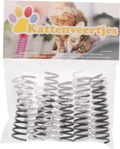 Kattenveertjes Klein - 10 Stuks | Zwart Wit | Kattenspeeltjes | Kattenspeelgoed -Huisdierbenodigdheden 961x1200 6