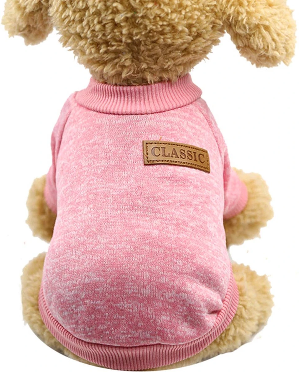 Classic Hondentrui | Trui Voor Kleine Hondjes Of Katten| Wolle Trui | Dog Or Cat Jacket | Hondenjas| Warme Trui Voor Dieren| Animal Clothes | Roze | Maat S| Extra Zachte Stof 1 Classic Hondentrui | Trui Voor Kleine Hondjes Of Katten| Wolle Trui | Dog Or Cat Jacket | Hondenjas| Warme Trui Voor Dieren| Animal Clothes | Roze | Maat S| Extra Zachte Stof