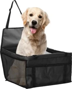 Luxe Honden Autostoel – Opvouwbare Hondenmand – Autostoel Hond - Autobench Voor Honden – Hondenmand Auto - Zwart