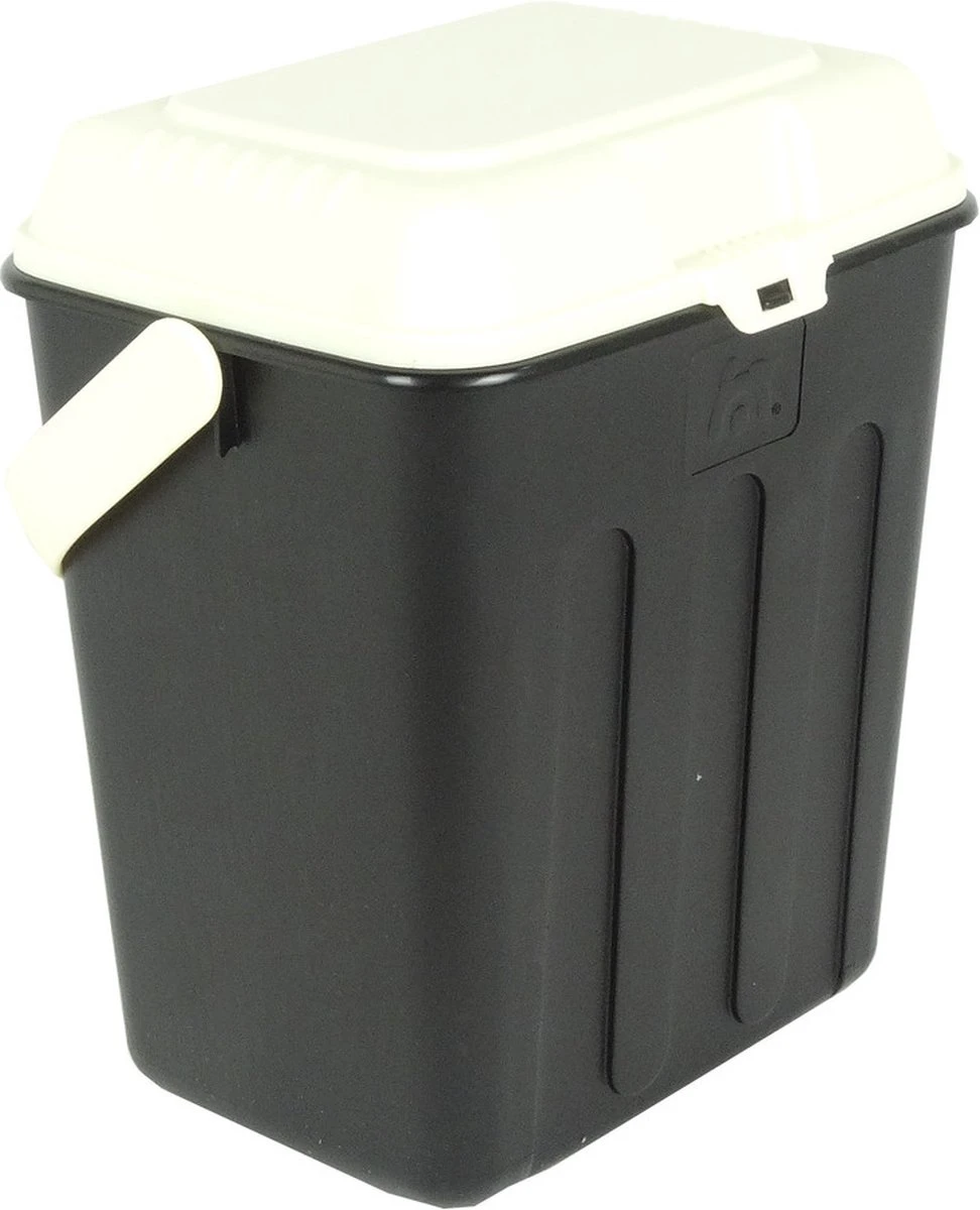Maelson Dry Box - Voedselcontainer Zwart Groen Met Bijgeleverd Schepje - Bewaarbox In 4 Maten Van 7,5 Kg Tot 20 Kg - Maelson Dry Box 3 Zonder Schepje 14 Maelson Dry Box - Voedselcontainer Zwart Groen Met Bijgeleverd Schepje - Bewaarbox In 4 Maten Van 7,5 Kg Tot 20 Kg - Maelson Dry Box 3 Zonder Schepje - Afbeelding 14