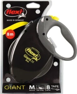 Flexi Giant Tape - Hondenriem - Zwart - M - 8 M - (<8 Kg) -Huisdierbenodigdheden 980x1200