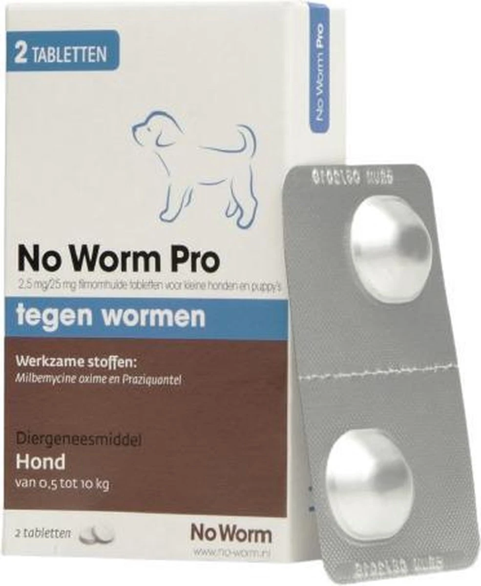 Emax Exil No Worm Pro - Puppy - 2 Tabletten 6 Emax Exil No Worm Pro - Puppy - 2 Tabletten - Afbeelding 6