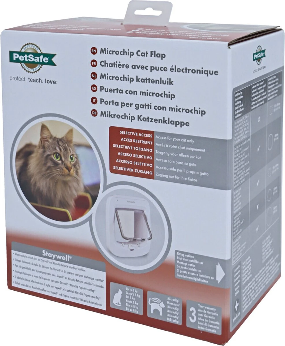 PetSafe Microchip - Wit - Kattenluik - 12,2 X 23,9 13 PetSafe Microchip - Wit - Kattenluik - 12,2 X 23,9 - Afbeelding 13