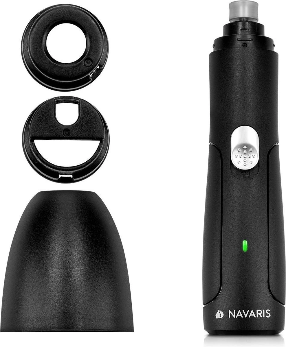 Navaris Elektrische Nagelvijl Voor Huisdieren - Met Diamanten Vijlkop - Voor Honden, Katten En Konijnen - Ook Voor Vogelsnavels - Draadloos 1 Navaris Elektrische Nagelvijl Voor Huisdieren - Met Diamanten Vijlkop - Voor Honden, Katten En Konijnen - Ook Voor Vogelsnavels - Draadloos