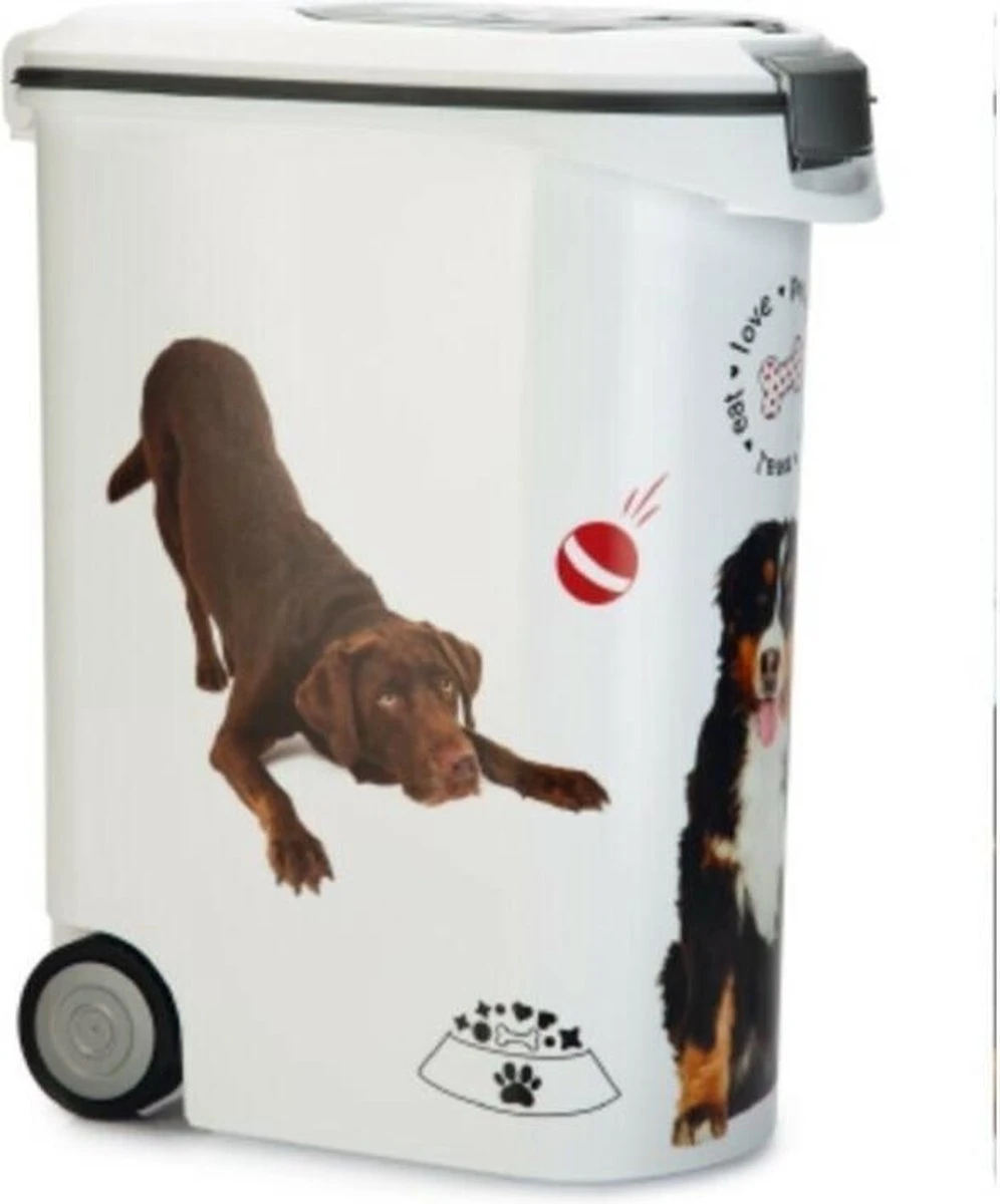Curver Voedselcontainer Hond Wit 20kg 1 Curver Voedselcontainer Hond Wit 20kg