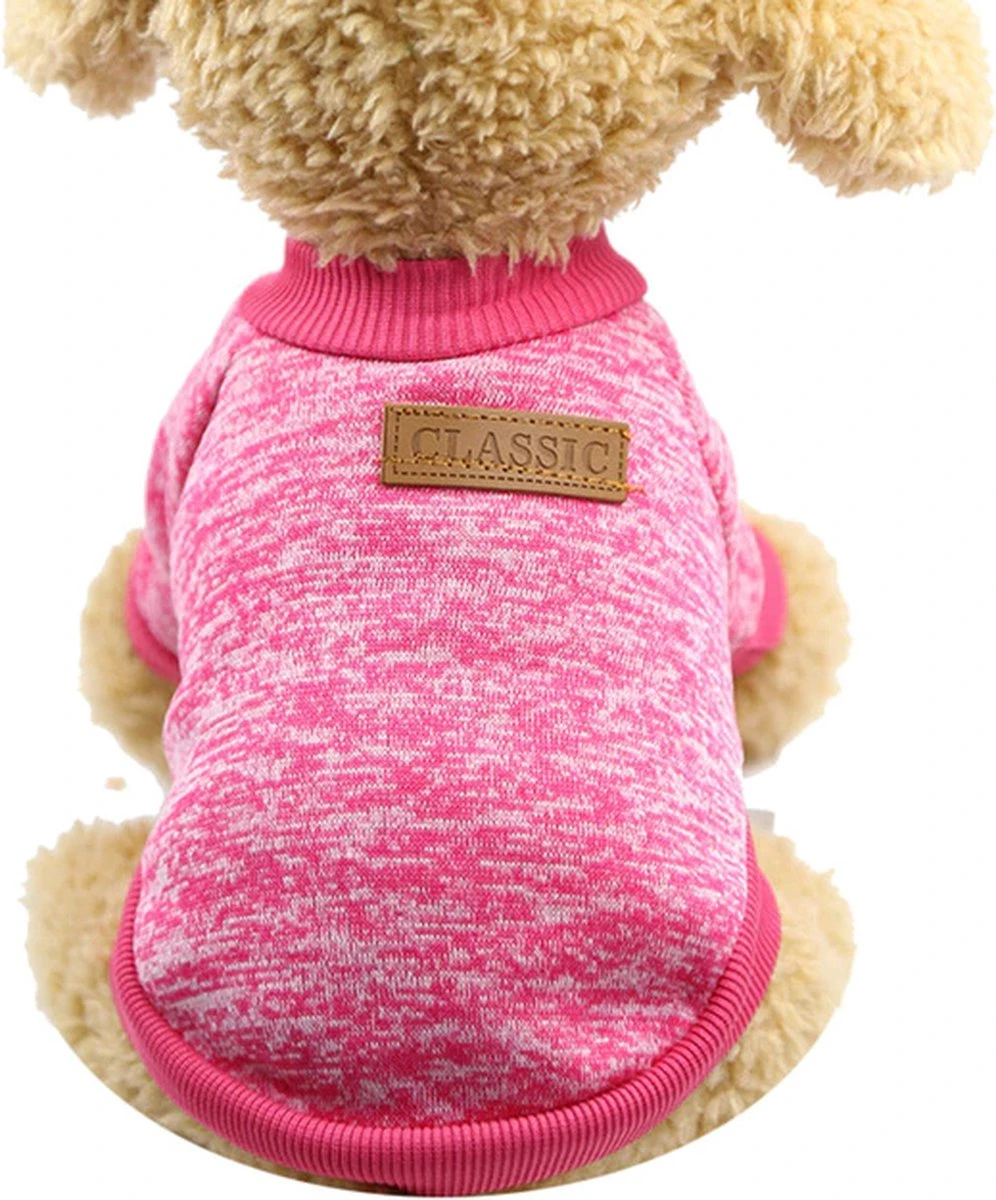 Classic Hondentrui | Trui Voor Kleine Hondjes Of Katten| Wolle Trui | Dog Or Cat Jacket | Hondenjas| Warme Trui Voor Dieren| Animal Clothes | Roze | Maat S| Extra Zachte Stof 4 Classic Hondentrui | Trui Voor Kleine Hondjes Of Katten| Wolle Trui | Dog Or Cat Jacket | Hondenjas| Warme Trui Voor Dieren| Animal Clothes | Roze | Maat S| Extra Zachte Stof - Afbeelding 4