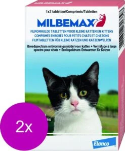 Elanco Milbemax Kitten & Kat - Anti Wormenmiddel - 2 X 2 Tab 0.5 Tot 2 Kg -Huisdierbenodigdheden 998x1200 5
